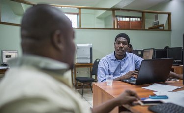 St Pre at Le Nouvelliste office